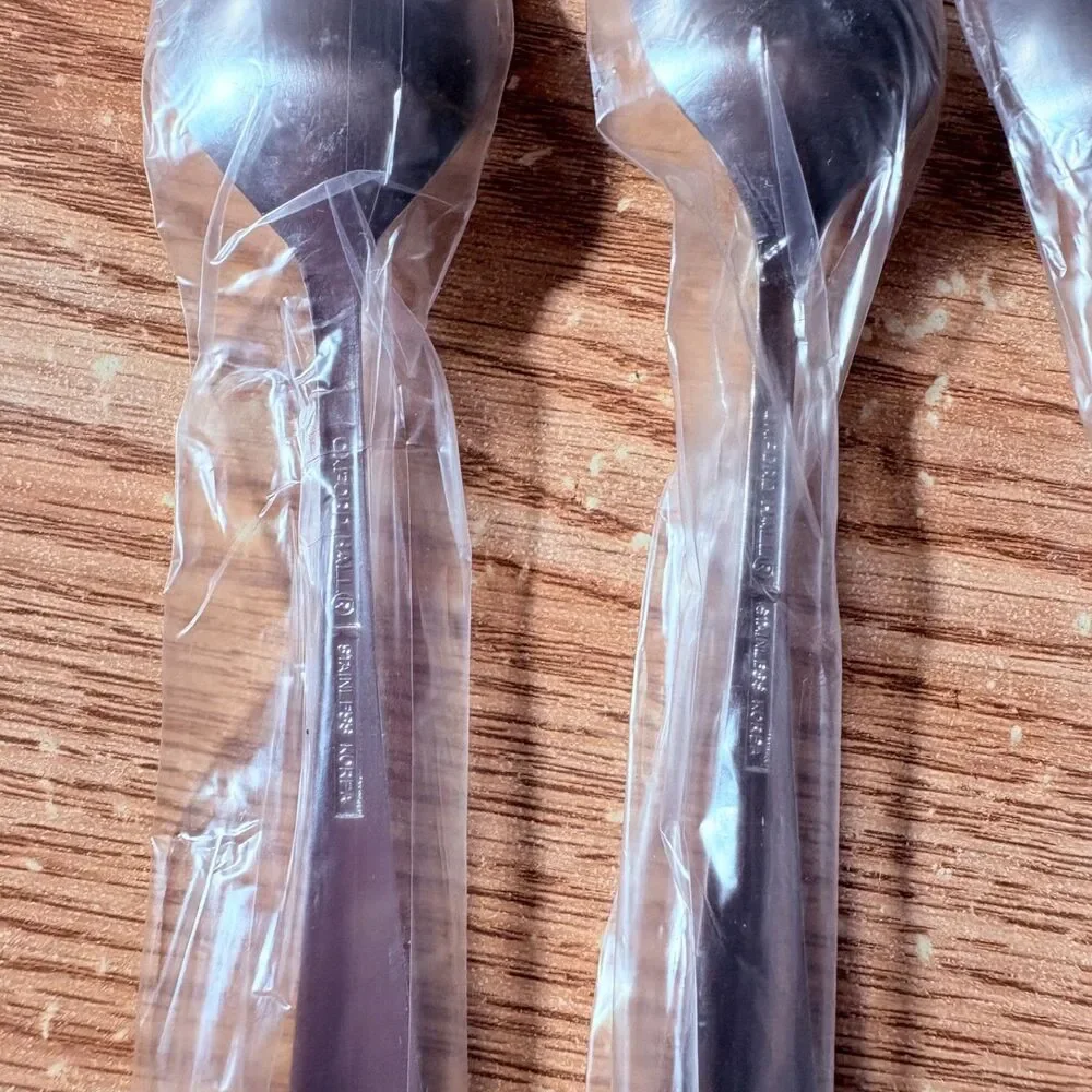 5 Teaspoons Oxford Hall Sagamore Japan Stainless Flatware Satin In Package